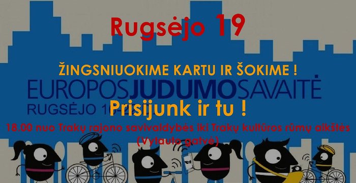 Žingsniuokime kartu ir šokime!