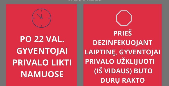 „Trakų paslaugos“ tęsia Trakų ir Lentvario daugiabučių laiptinių dezinfekavimą   