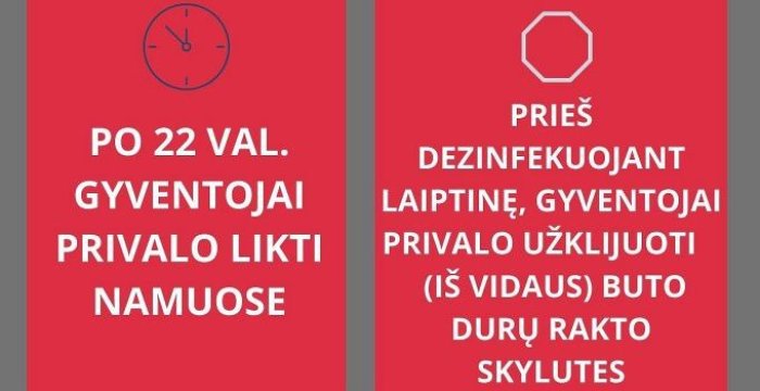 UAB „Trakų paslaugos“ vėl dezinfekuoja rajono daugiabučius