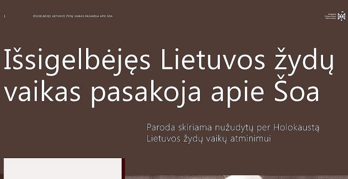 Trakų viešojoje bibliotekoje – paroda žuvusių žydų vaikų atminimui