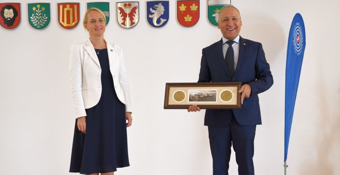 Trakuose lankėsi Izraelio ambasadorius Y. Levy 