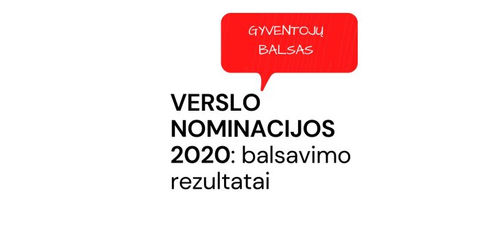 „Verslo nominacijos 2020“: balsavimo rezultatai