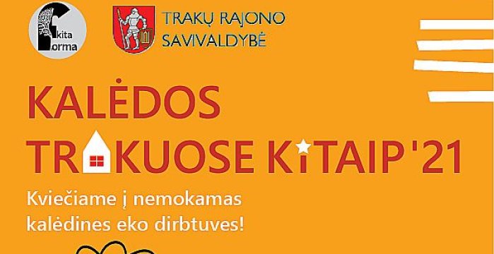 Projektas „Kalėdos Trakuose kitaip '21" kviečia kartu nusipinti kalėdinį vainiką  