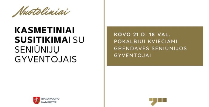 Pirmasis susitikimas – su Grendavės seniūnijos gyventojais 