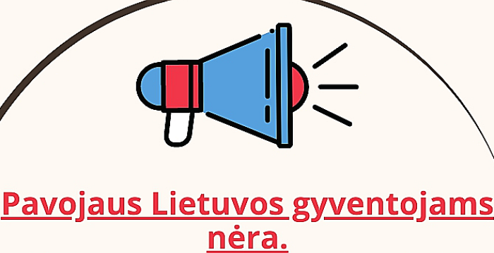Pavojaus Lietuvos gyventojams nėra