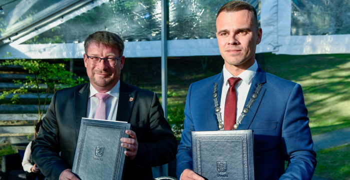 Spalvingi, linksmi Trakai su trenksmu šventė savo 700-metį 