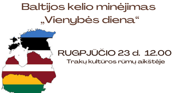 Baltijos kelio minėjimas Trakuose