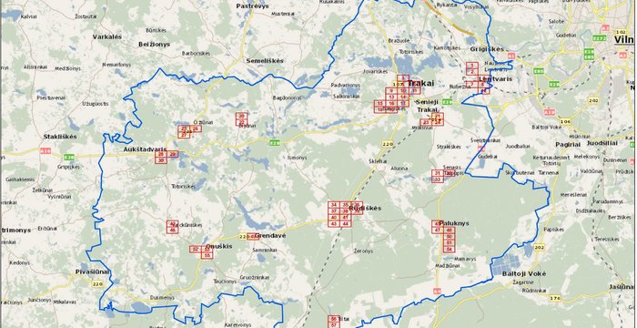 Elektroninių ryšių tinklų elektroninių ryšių infrastruktūros apsaugos zonos planas "Telia...