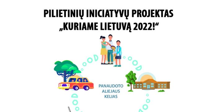 Kviečia pilietinių iniciatyvų projektas „Kuriame Lietuvą 2022!“