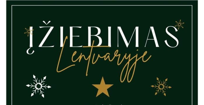 Lentvario kultūros rūmai kviečia į kalėdinės eglės įžiebimo šventę