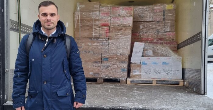 Trakai išsiuntė Reinės pagalbos siuntą kovojantiems ukrainiečiams