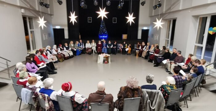 Lentvariečiai gruodžio vakarą praleido senųjų papročių apsuptyje