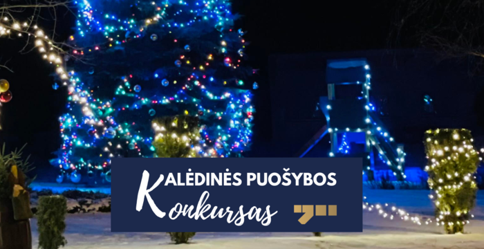 Skelbiamas kalėdinės puošybos konkursas