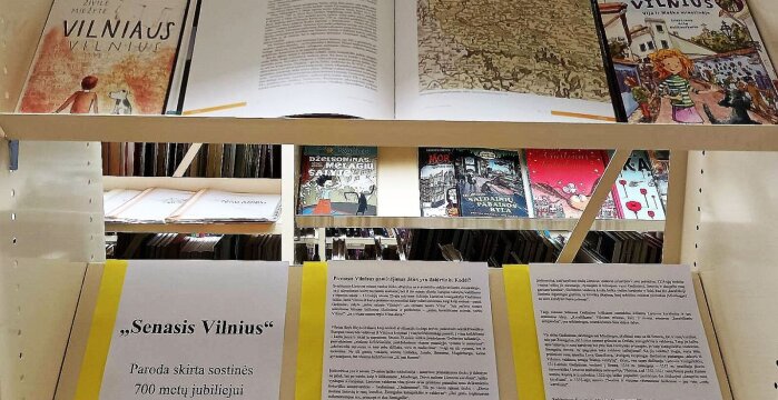 Rykantų biblioteka pristato teminę parodą Vilniaus gimtadieniui