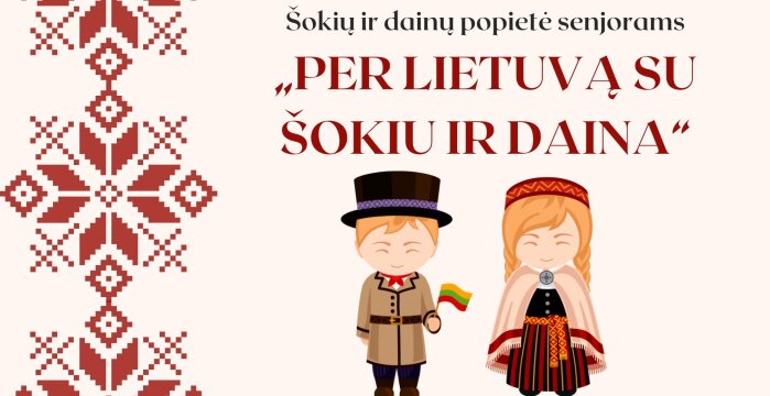 Šokių ir dainų popietė kviečia senjorus
