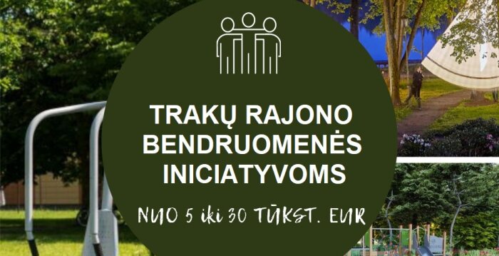 Kvietimas teikti bendruomenės iniciatyvų, skirtų gyvenamajai aplinkai gerinti, projektų idėjų...