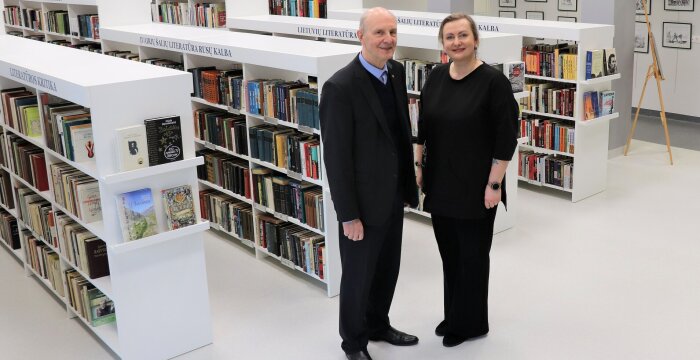 Lentvario bibliotekoje profesorius D.  Kaunas atskleidė Mažosios Lietuvos pasaulį