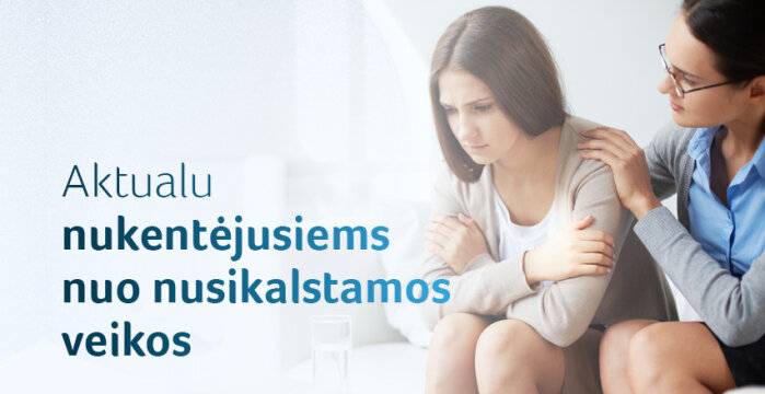 Nuo nusikalstamos veikos nukentėjusiems asmenims teikiama nemokama ir konfidenciali pagalba