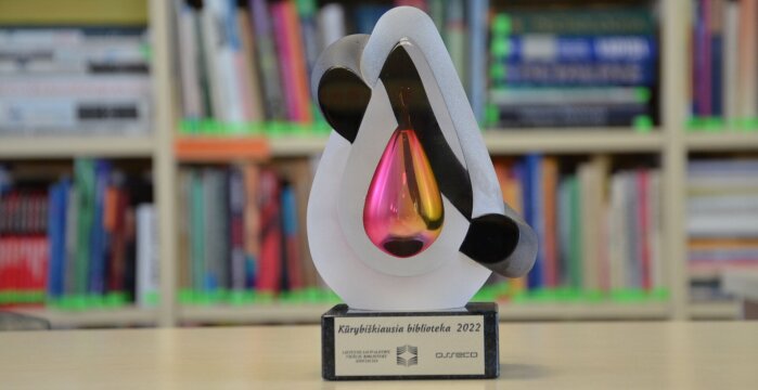 „ Kūrybiškiausios bibliotekos “ nominacija – Lentvario bibliotekai 