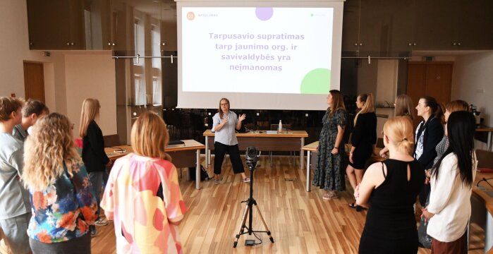 Savivaldybėje vyko jaunimo praktinės bendradarbiavimo dirbtuvės