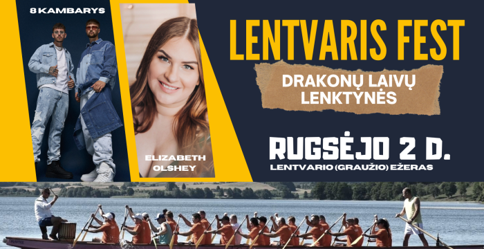 LENTVARIS FEST – jau šį šeštadienį!