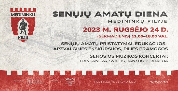 Trakų istorijos muziejus kviečia į „Senųjų amatų dieną“ Medininkų pilyje 