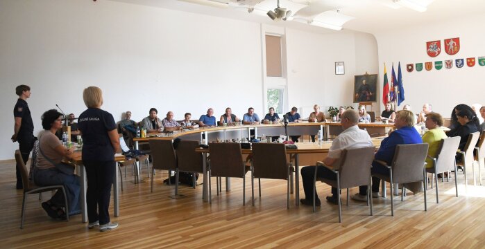 Vietos bendruomenės dalyvavo civilinės saugos mokymuose
