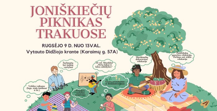 Antrąją Trakų gimtadienio šventės dieną – Joniškiečių piknikas