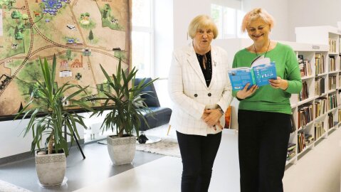 Lentvario bibliotekoje – susitikimas su meteorologe Audrone Galvonaite