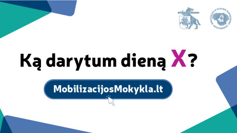 Startavo informacinė-edukacinė platforma „Mobilizacijos mokykla“!