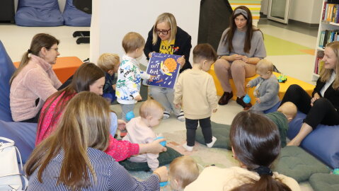 Lentvario biblioteka – projekte „Knygų startas“