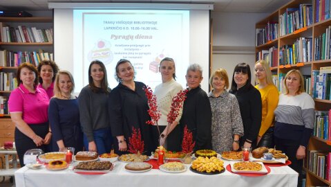 Pyragų diena Trakų viešojoje bibliotekoje