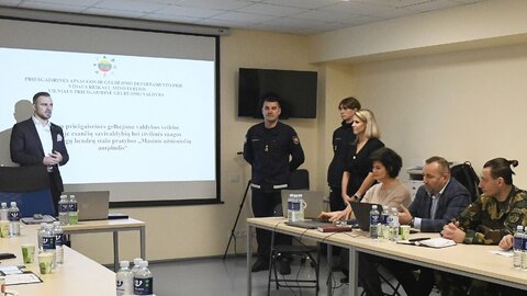 Savivaldybėje vyko Vilniaus priešgaisrinės gelbėjimo valdybos organizuotos pratybos