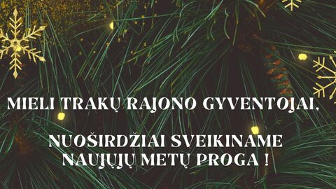 Sveikiname Naujųjų metų proga!