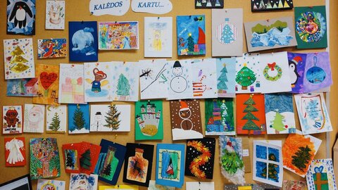 Sveikiname kalėdinio atviruko konkurso „Kalėdos kartu...“ pirmojo etapo dalyvius ir nugalėtojus