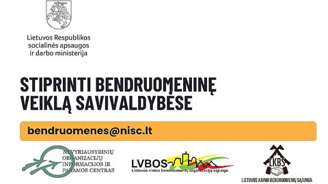 Trakų rajono savivaldybės bendruomeninės organizacijos kviečiamos teikti paraiškas