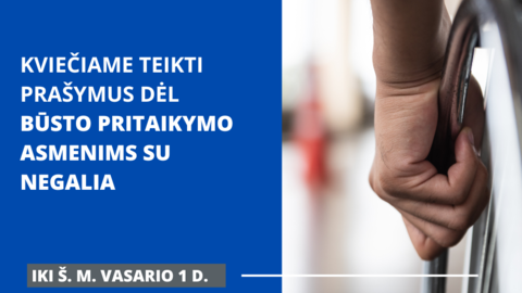 Svarbi informacija asmenims su negalia dėl būsto pritaikymo