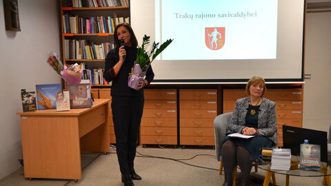 Trakų viešojoje bibliotekoje – romano „Lėlininkas“ sutiktuvės