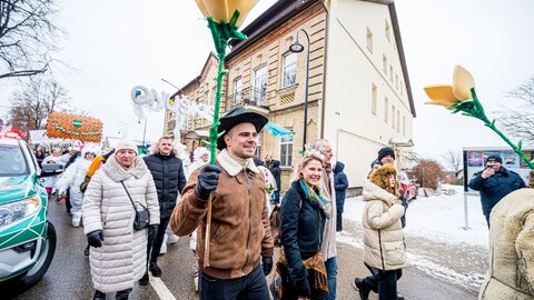 Ilgiausios Užgavėnės Trakuose prisikvietė pavasarį   