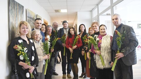 Tapybos paroda Trakų rajono savivaldybėje – apie matytą ir nematytą Lentvarį