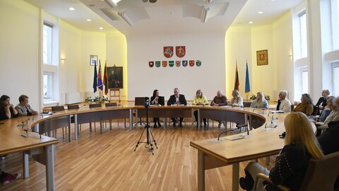 Aptarta socialinių paslaugų ir specialiųjų poreikių vaikų ugdymosi plėtra Trakų rajone