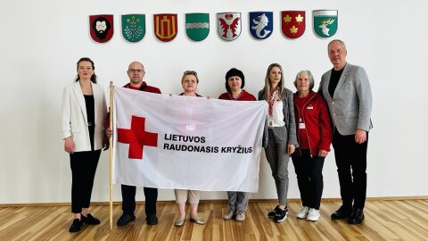 Savivaldybėje lankėsi Raudonojo Kryžiaus atstovai 