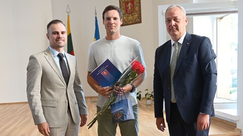 Žinomas irkluotojas pasveikintas su dar viena pergale