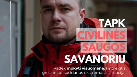 Tapk civilinės saugos savanoriu!