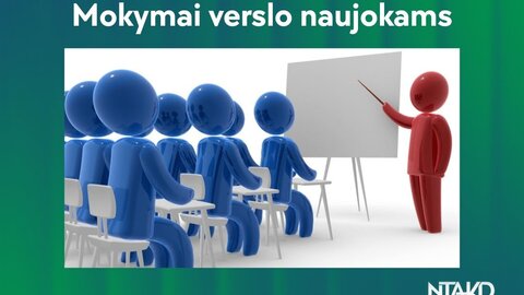 Pranešimas apie mokymus verslo naujokams
