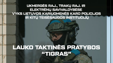 Karo policijos pratybos Stirniuose