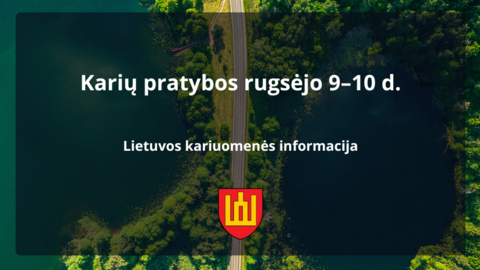 Lietuvos kariuomenės Lietuvos didžiojo kunigaikščio Gedimino štabo bataliono karių pratybos