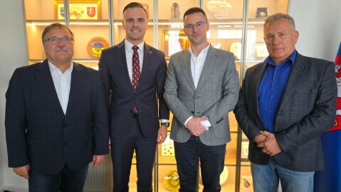 Trakų ir Mrongovo (Lenkija) merų susitikimas