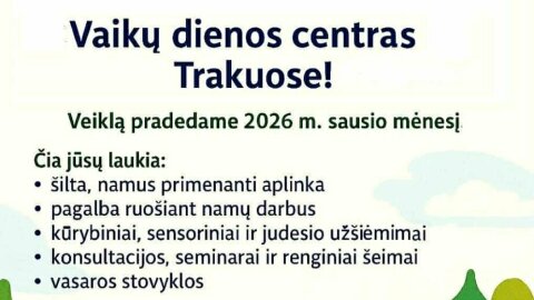 Registracija į naujai akredituotą Vaikų dienos centrą jau prasidėjo