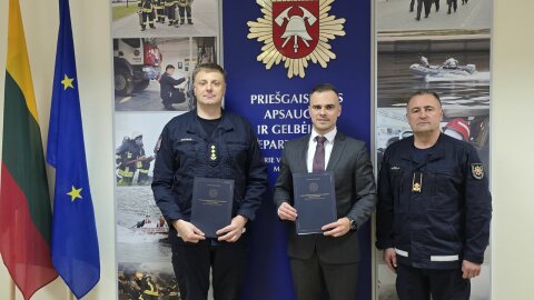 Saugūs Trakai: bendradarbiavimo sutartis dėl priešgaisrinės tarnybos stiprinimo